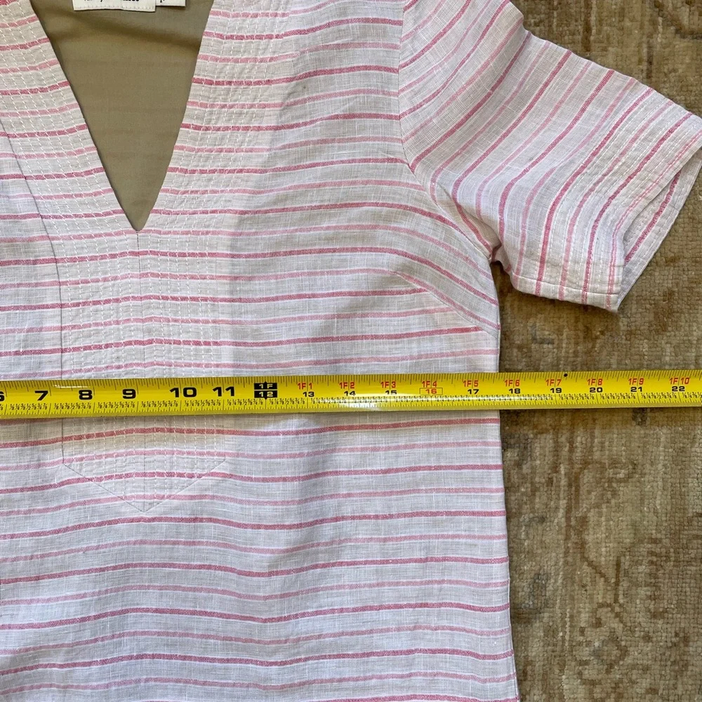 Vineyard Vines 100% Linen Tunic Dress Size 00 - Picture 8 of 10